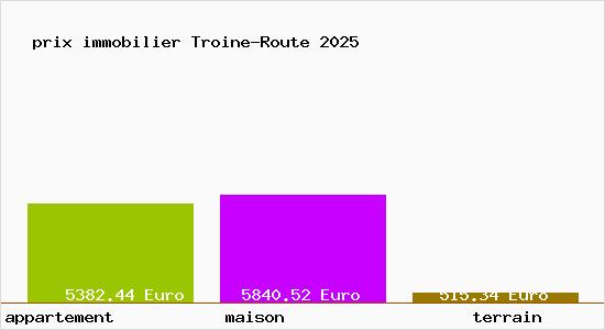prix immobilier Troine-Route